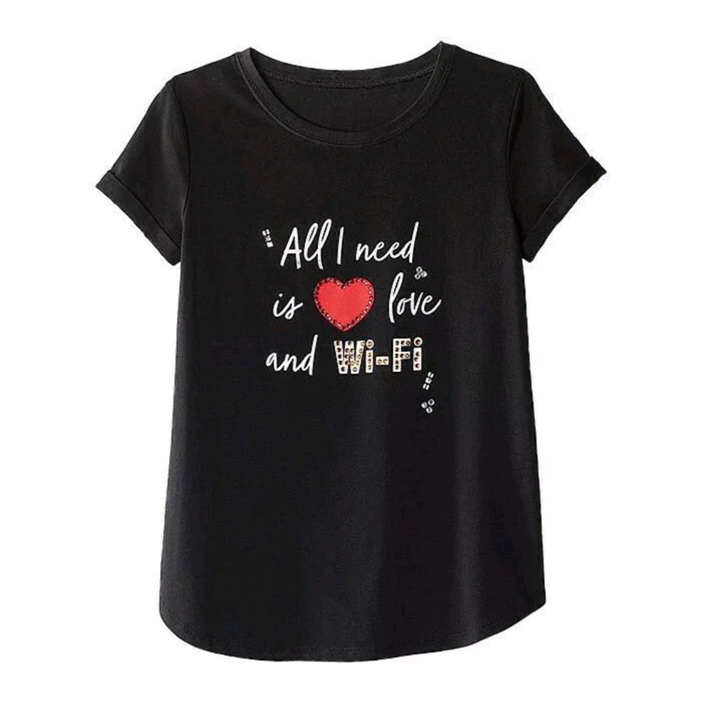 All I need is love and Wi-Fi tee